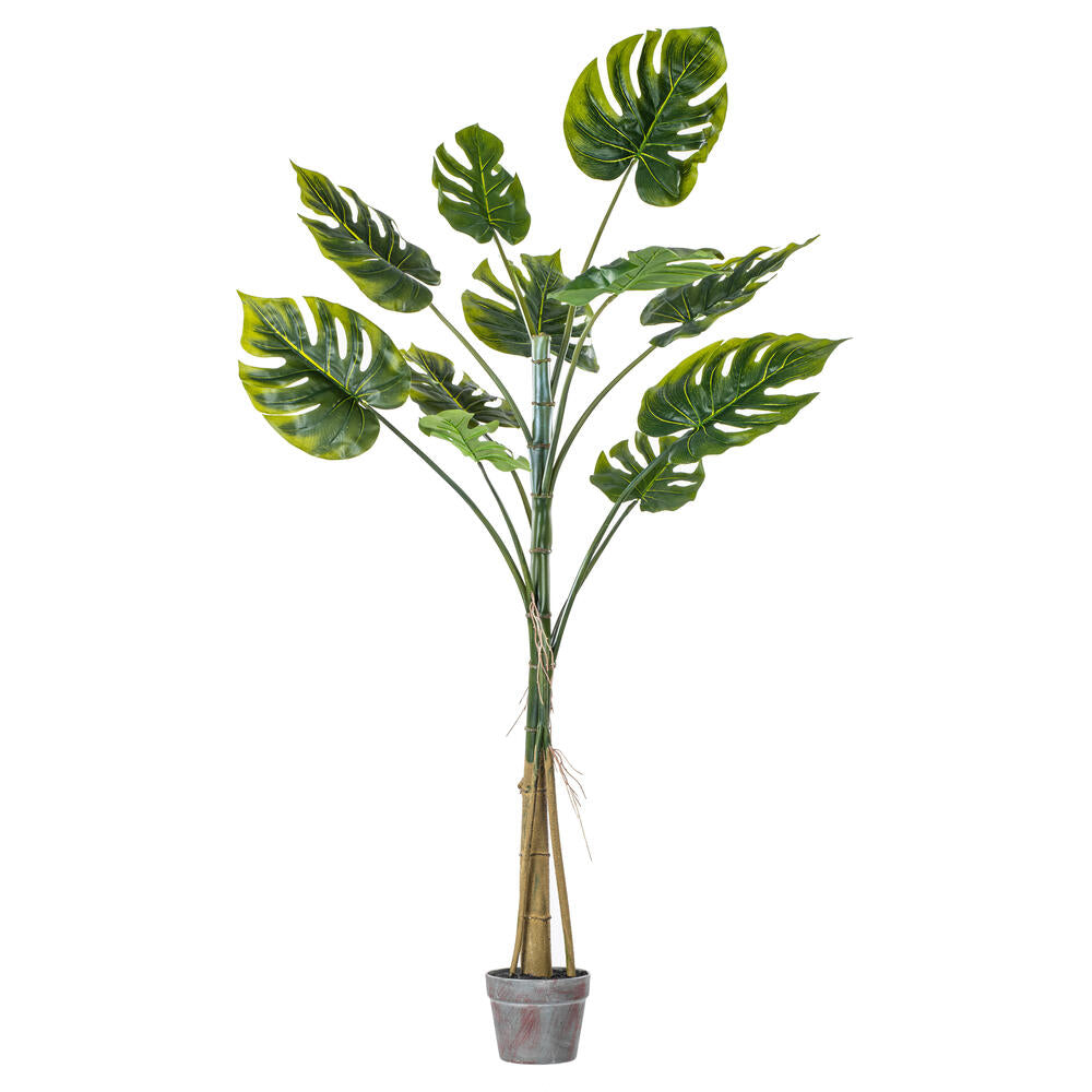 Vickerman 54" Artificial Potted Grand Split Philodendron Tree.