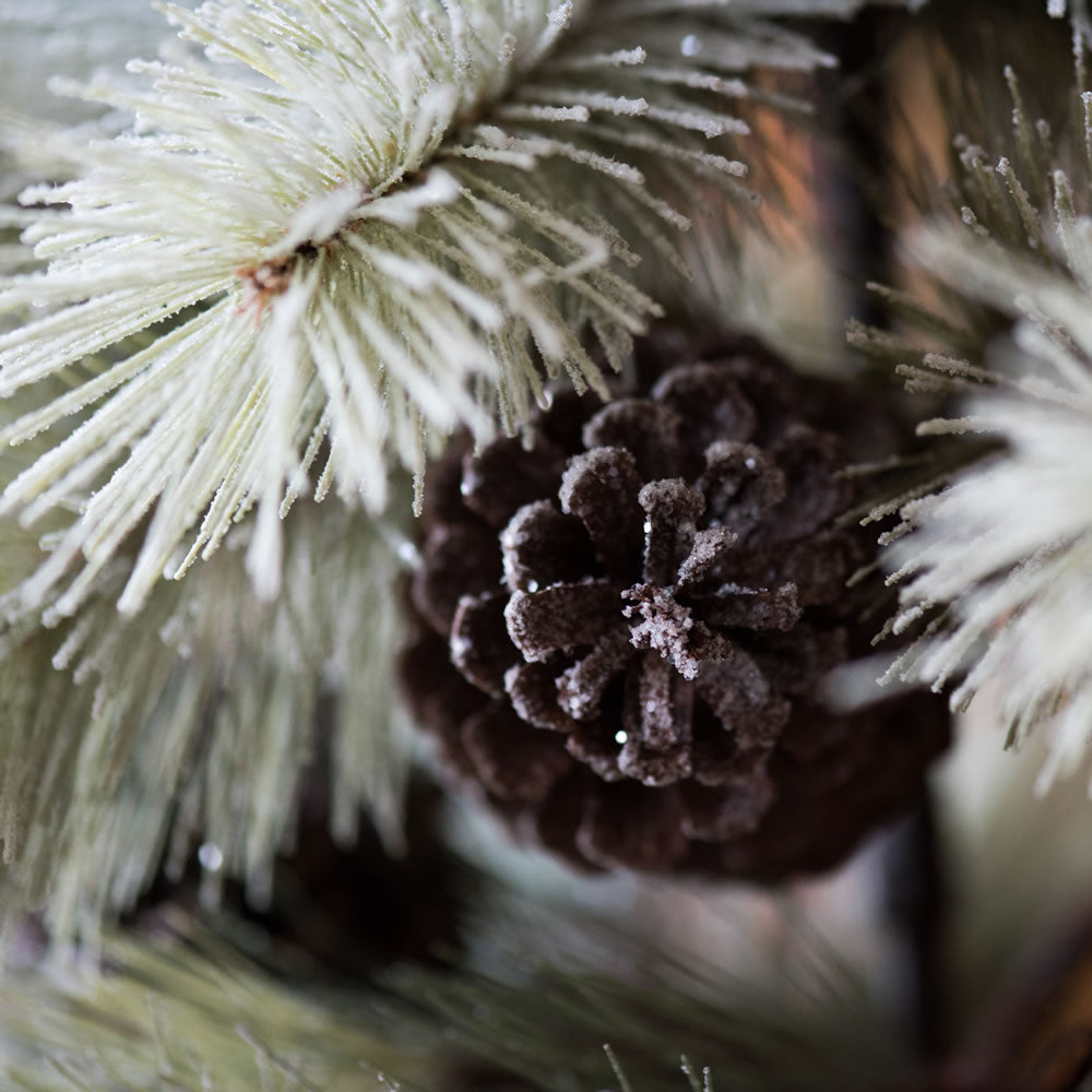 Vickerman 3' Frosted Bellevue Pine Artificial Christmas Tree Unlit