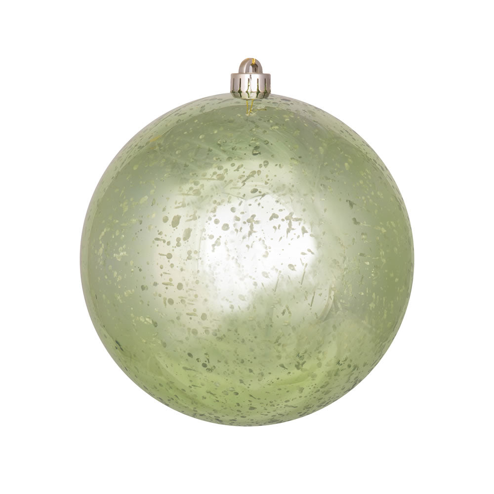 Vickerman 8" Celadon Shiny Mercury Ball Ornament