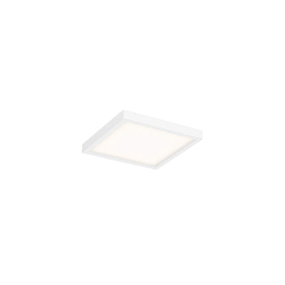 DALS Lighting Ultra Slim LED Ceiling Flush Mount, 3000K, 120V, White Finish