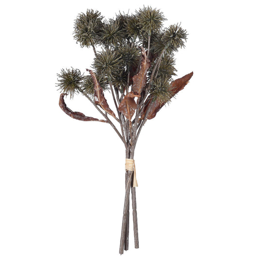 Vickerman 15" Green Artificial Earth Flower 2 per bag.