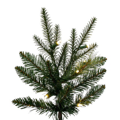 Vickerman 9' x 58" Berkley Mixed Pine Artificial Christmas Tree with DuraLit Warm White LED Lights
