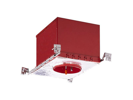 Westgate 6" Ic Airtight Fire-Rated New Const. LED Recessed Light Housing, Residential Lighting, Red Finish