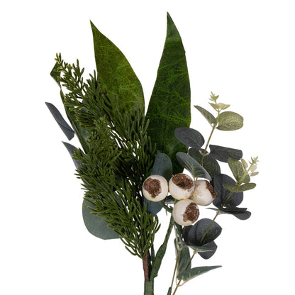Vickerman 6' Green Artificial Eucalyptus Berry Garland.