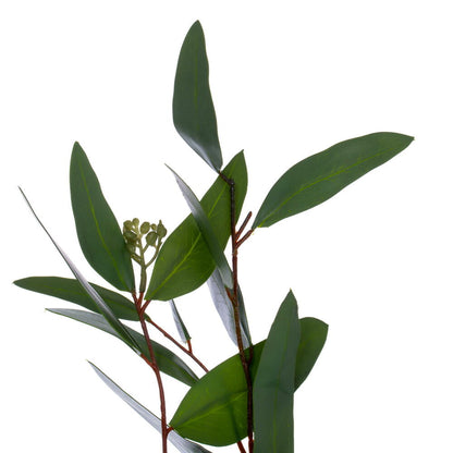 Vickerman 20" Artificial Green Seeded Willow Eucalyptus Wreath