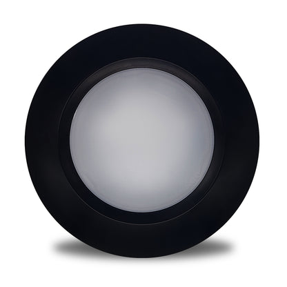 Bulbrite 773275 14W LED 7" ROUND DISC LIGHT 3000K BLACK ALUMINUM WITH PIGTAIL