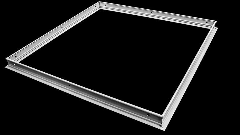 Westgate Recessed Mounting Flange Kit For1X4 Panels, Commercial Indoor Lighting, White Finish