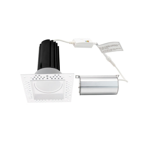 ASD Lighting LED Trimless Downlight Square 3.5inch 12W 120V Triac 2700/3000/3500/4000/5000K White ETL