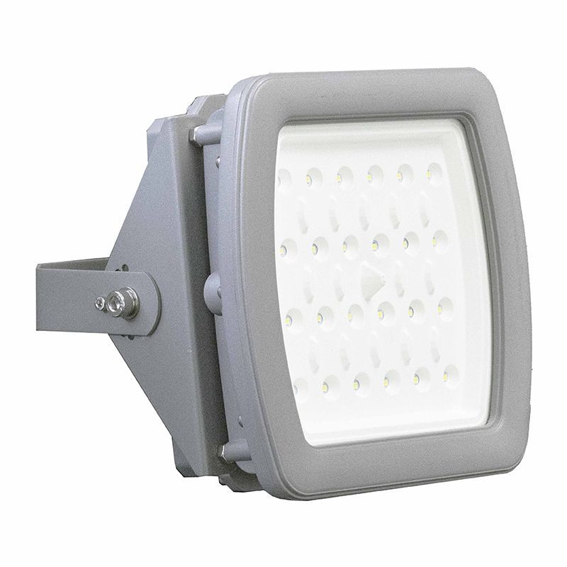 Westgate Hazardous Location Flood/Highbay Lights Class 1, Div. 2, Outdoor Lighting, 30W, 3450 Lumens, 6000K, Grey Finish