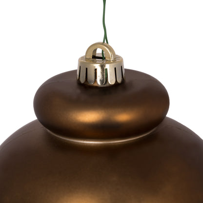 Vickerman 14" Mocha Matte Finial Ornament