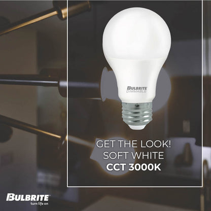 Bulbrite 774267 LED Filament 11 Watt Dimmable A19 Light Bulb with Frost Finish and Medium Screw E26 Base - 3000K(Soft White Light), 1100 Lumens