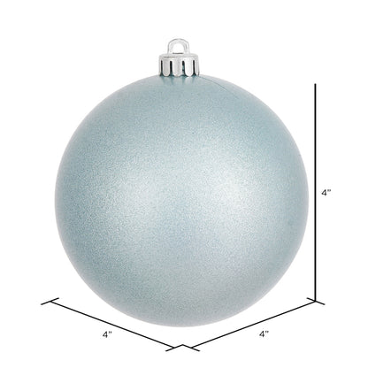 Vickerman 4" Baby Blue Candy Ball Ornament 6 per Bag