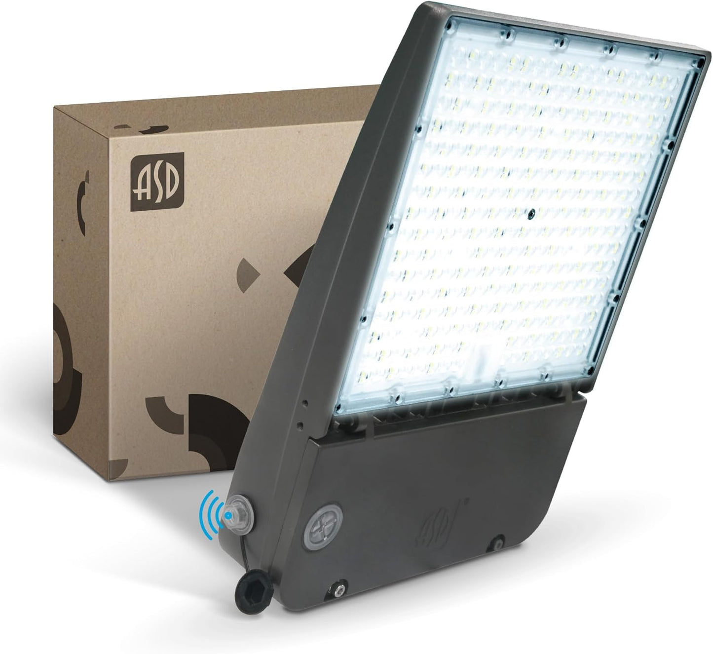 ASD Lighting LED Area Light 150W 120-277V 0-10V Dimmable 150Lm/W 5000K with Photocell Bronze UL DLC Premium