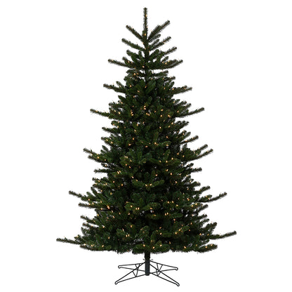 Vickerman 7.5' x 60" Decorator Pine  Artificial Christmas Tree Warm White Dura-lit LED Lights