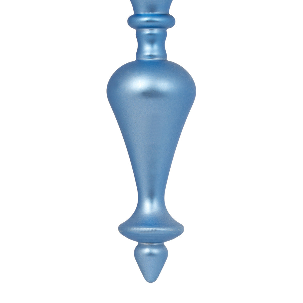 Vickerman 8.7" x 3.5" Periwinkle Matt Finial 3Bg