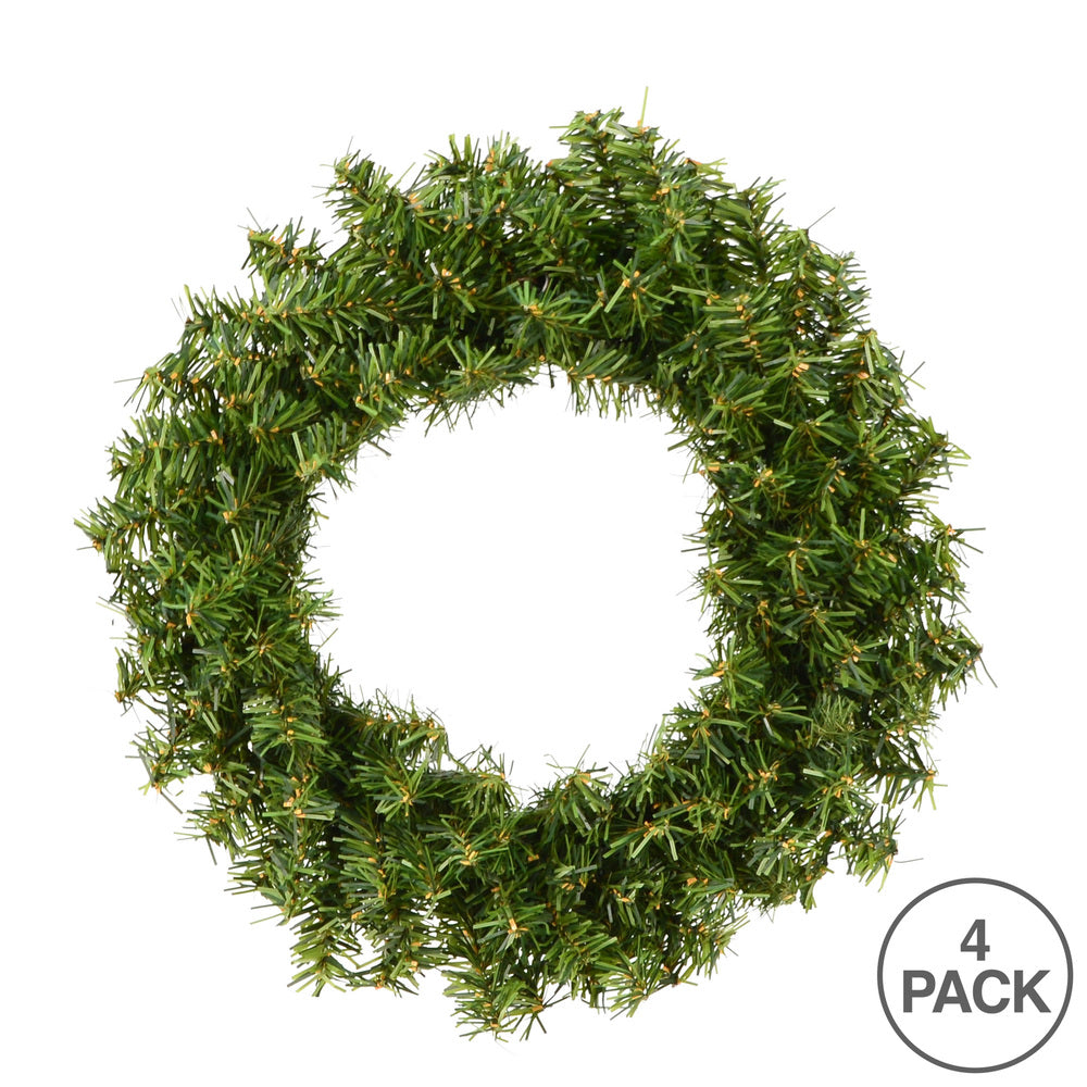 Vickerman 12" Mini Pine Artificial Christmas Wreath Unlit Set of 4
