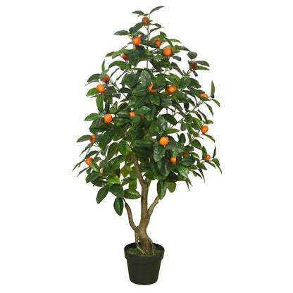 Vickerman 48" Artificial Green and Orange Real Touch Orange Tree.