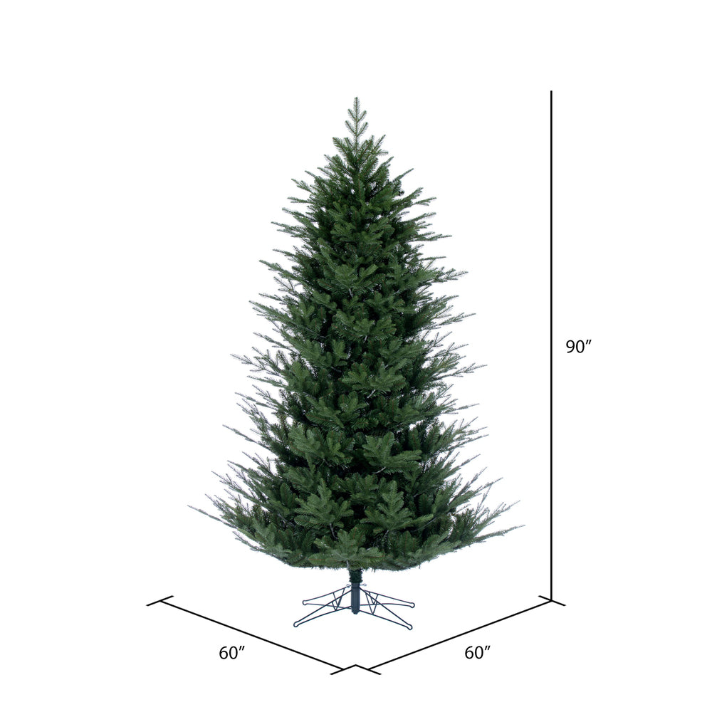 Vickerman 7.5' x 60" North Shore Fraser Fir Artificial Christmas Tree Unlit