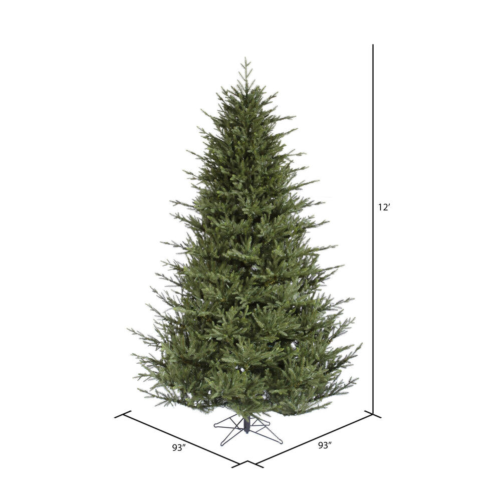 Vickerman 12' Itasca Fraser Artificial Christmas Tree Unlit