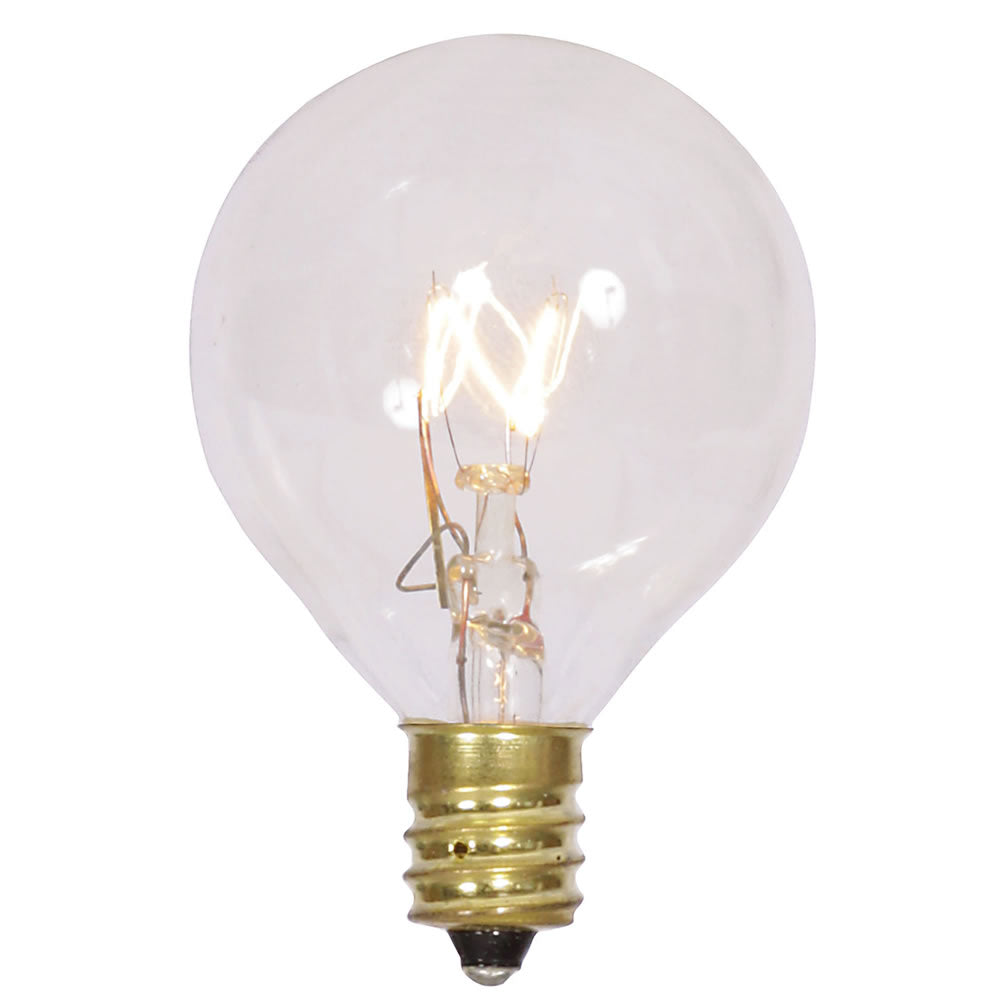 Vickerman Clear G40 Twinkle Replacement Bulb 5 per Box