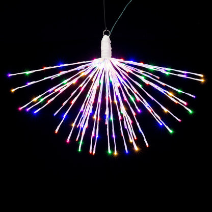 Vickerman 240Lt x 32" White Starburst Multi-Colored 5mm LED Lights.