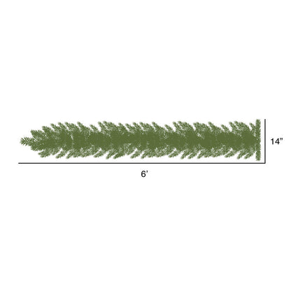 Vickerman 6' x 14" Berry Mixed Pine Cone Artificial Unlit Garland.