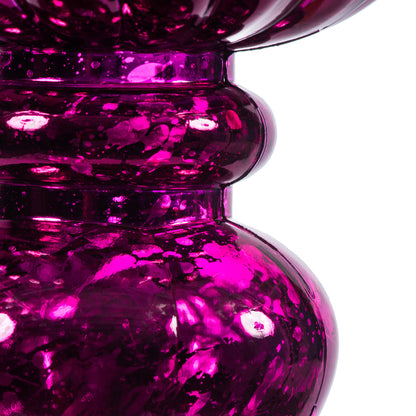 Vickerman 10" Magenta Shiny Mercury Finish Plastic Finial 3 to a bag 1 Year Christmas Seasonal Warranty
