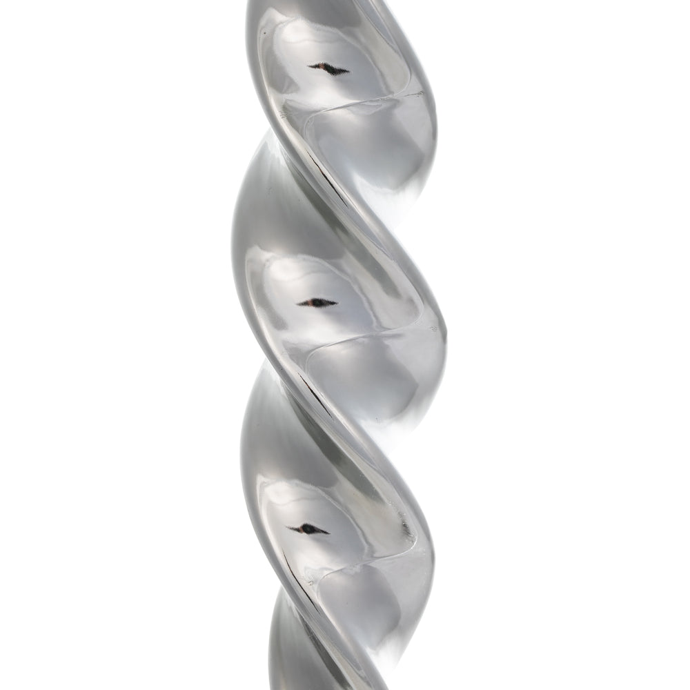 Vickerman 14.6" Limestone Shiny Spiral Icicle 2/Bx