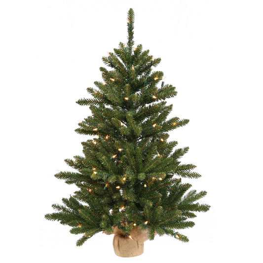 Vickerman 42" Anoka Pine Artificial Christmas Tree Multi-colored Dura-lit Lights