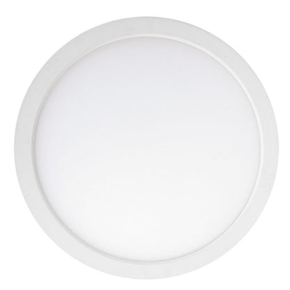 Westgate Builder Series 12In Composite Flush-Mount 21W 5Cct, Residential Lighting, 21W, 1500 Lumens, 27K/30K/35K/40K/50K, White Finish, TRIAC Dimming