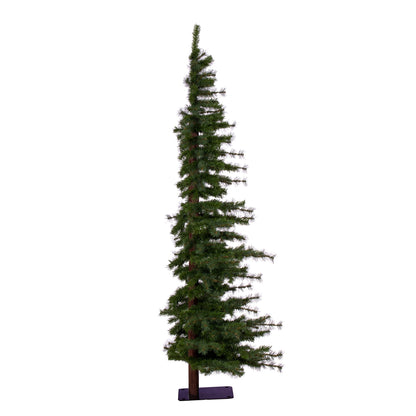 Vickerman 7' Minnesota Pine Half Artificial Christmas Tree Unlit