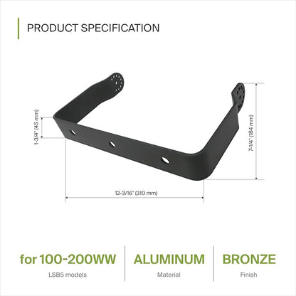 ASD Lighting Floodlight Mounting Bracket 100-200W Bronze