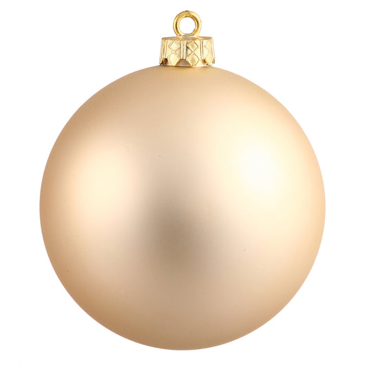 Vickerman 2.75" Champagne Matte Ball Ornament 12 per Bag