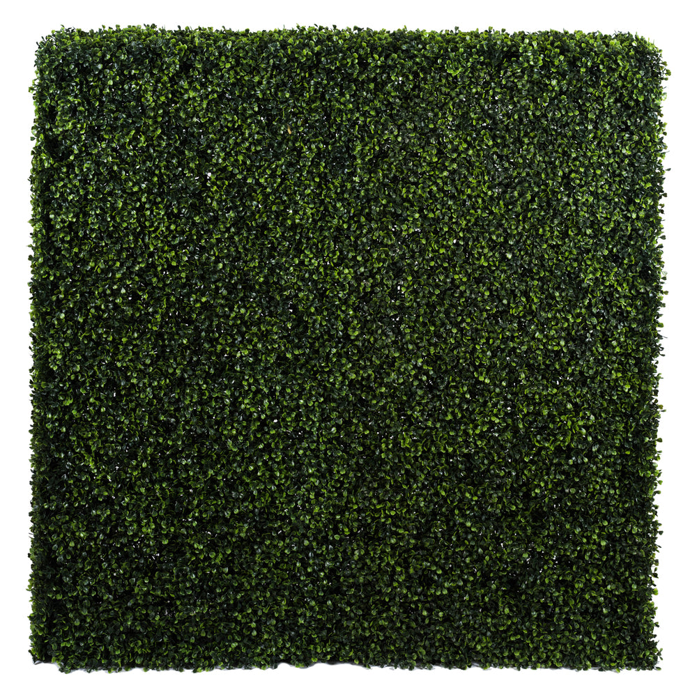 Vickerman 48" x 12" x 48" Artificial Boxwood Hedge.