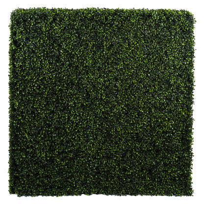 Vickerman 48" x 12" x 48" Artificial Boxwood Hedge.
