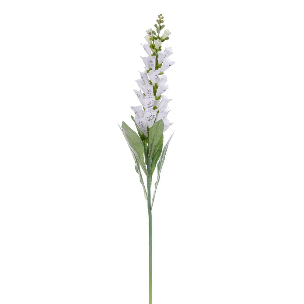 Vickerman 36" Artificial White Foxglove Stem
