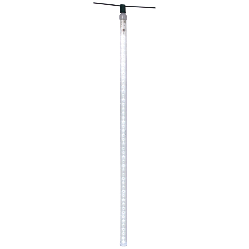 Vickerman 36" C7/E12 Green LED Bulb features a unique design that simulates falling snow. 130 volts 48 diodes 2.3 watts