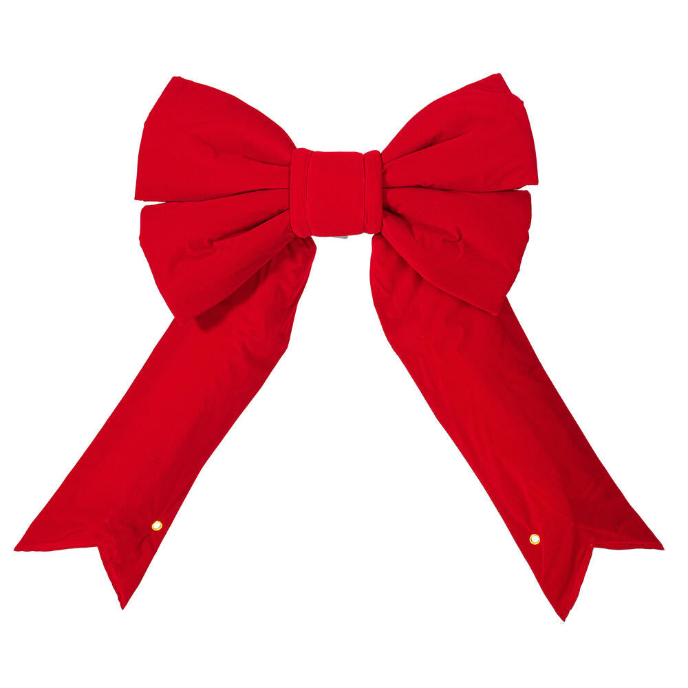 Vickerman 18" Red Velvet Outdoor Christmas Bow