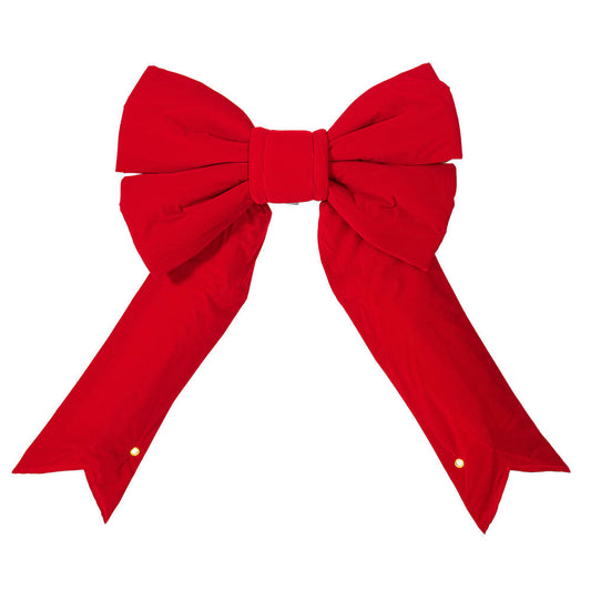 Vickerman 18" Red Velvet Outdoor Christmas Bow