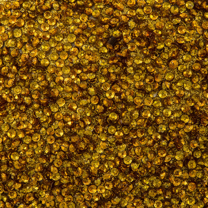 Vickerman 8" Honey Gold Beaded Ball Ornament 2 per Bag