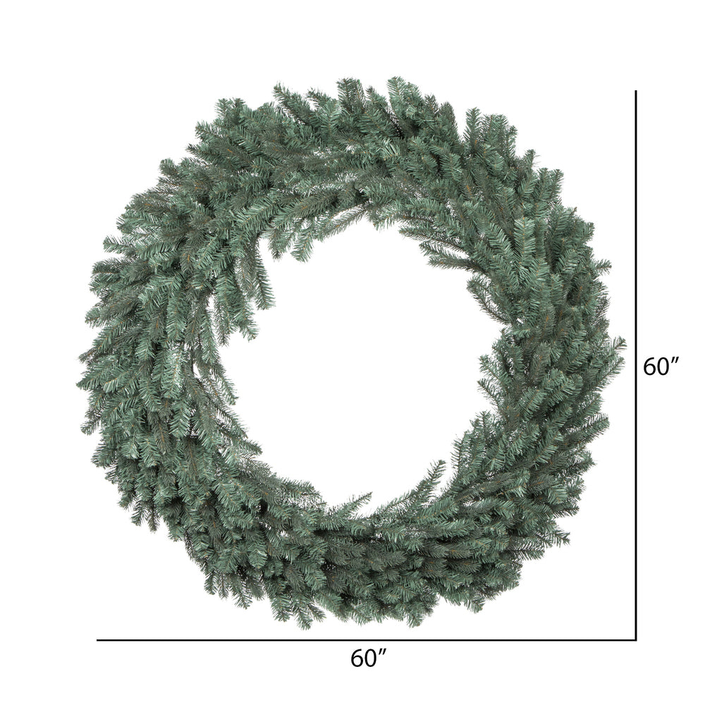 Vickerman 60" Colorado Blue Spruce Artificial Christmas Wreath Unlit