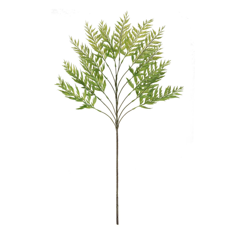 Vickerman 34" Green Artificial Tropical Fern Leaves Spray 2 per bag.