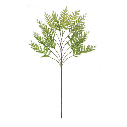 Vickerman 34" Green Artificial Tropical Fern Leaves Spray 2 per bag.