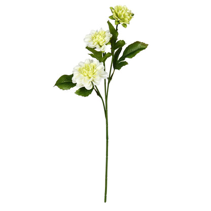 Vickerman 17" Artificial Cream Dahlia Spray. Includes 6 sprays per pack.