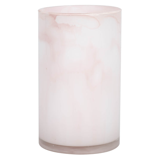 Vickerman 10" Almondine Cylinder Glass Container