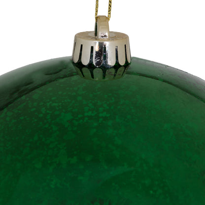Vickerman 8" Emerald Shiny Mercury Ball Ornament