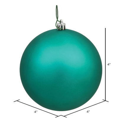 Vickerman 4" Sea Foam Matte Ball Ornament 6 per Bag