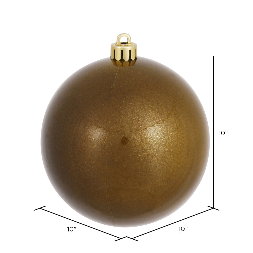 Vickerman 10" Olive Candy Ball Ornament