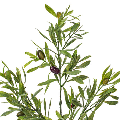 Vickerman 26" Artificial Green Olive Leaf Spray. Includes 3 sprays per pack.