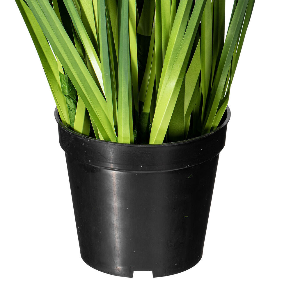 Vickerman 36" PVC Artificial Potted Green Sheep's Grass and Plastic Grass.